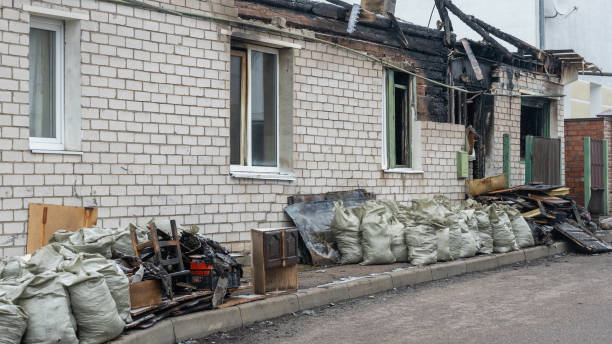 Professional Fire Damage Removal technician working in Cokato, MN